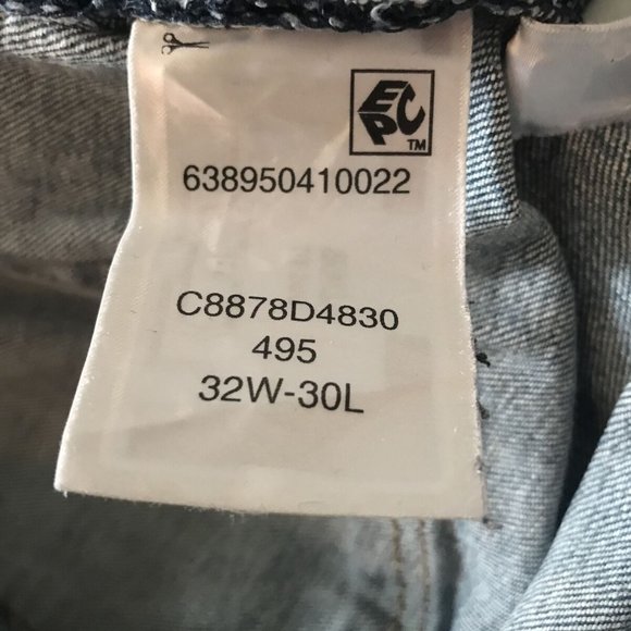 Tommy Hilfiger Logo Jeans Rare Size 32/30, Tommy Hilfiger Spell-Out Jeans HTF - Picture 4 of 8